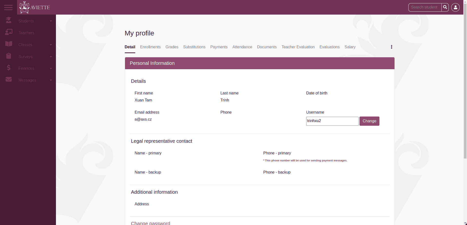 Education management system