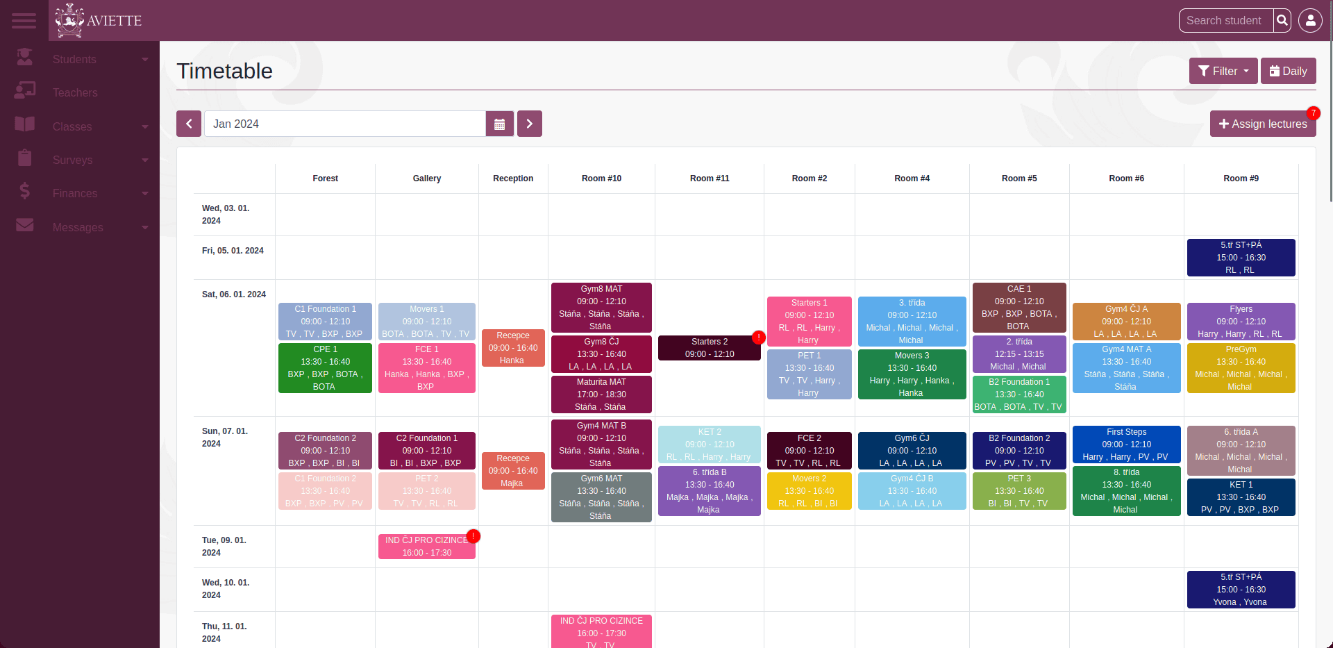 Education management system