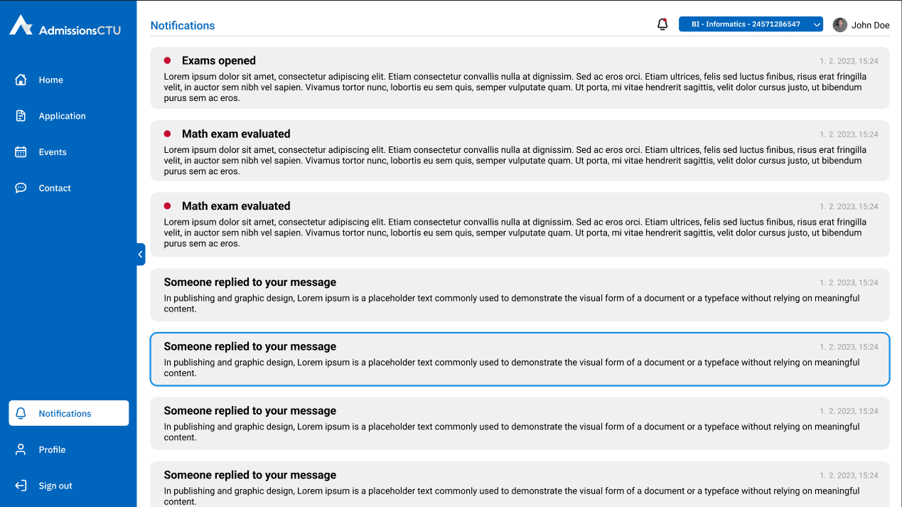 University Admission System
